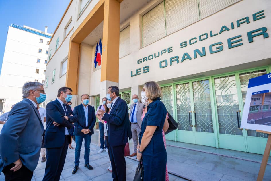 Rentree scolaire 2021 2022 Visite ecole Les Orangers