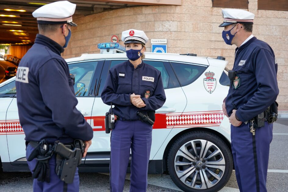 Covid : Monaco a verbalisé 4 fois plus que Nice pour « non-port du masque » police monaco sûreté publique
