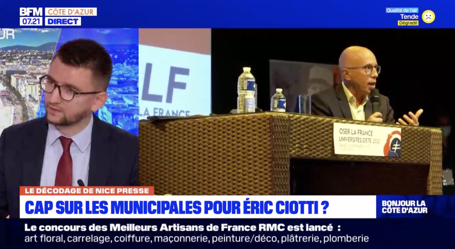 Nice-Presse BFM Clément Avarguès Ciotti
