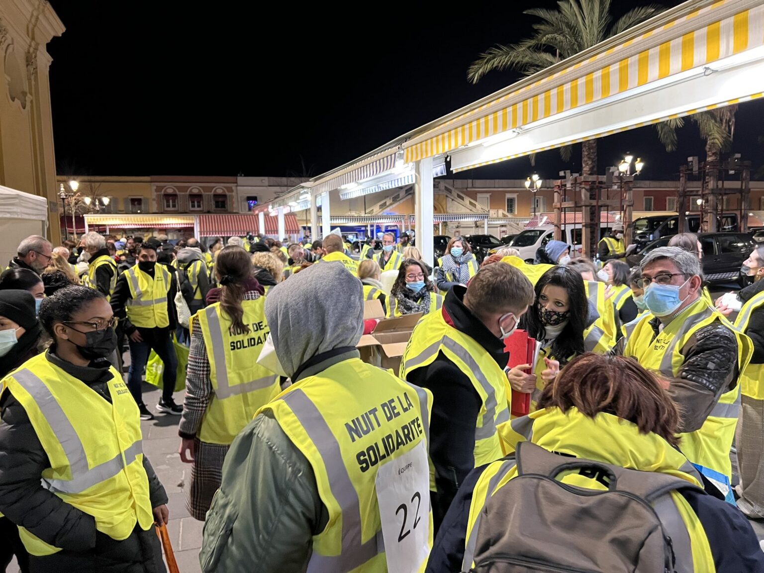 Comment Nice s’organise au coeur de l’hiver pour venir en aide aux plus démunis Nice nuit de la solidarité