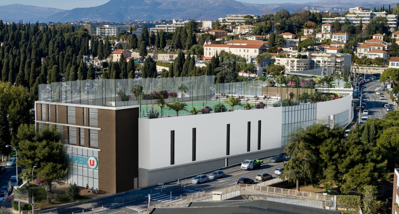 Nice : prix plus bas, espaces verts, emplois… Ce centre commercial va débarquer avec de bonnes nouvelles Super U Eucalyptus Caucade Nice