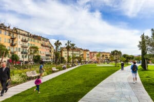 Nice Promenade du Paillon Coulée verte