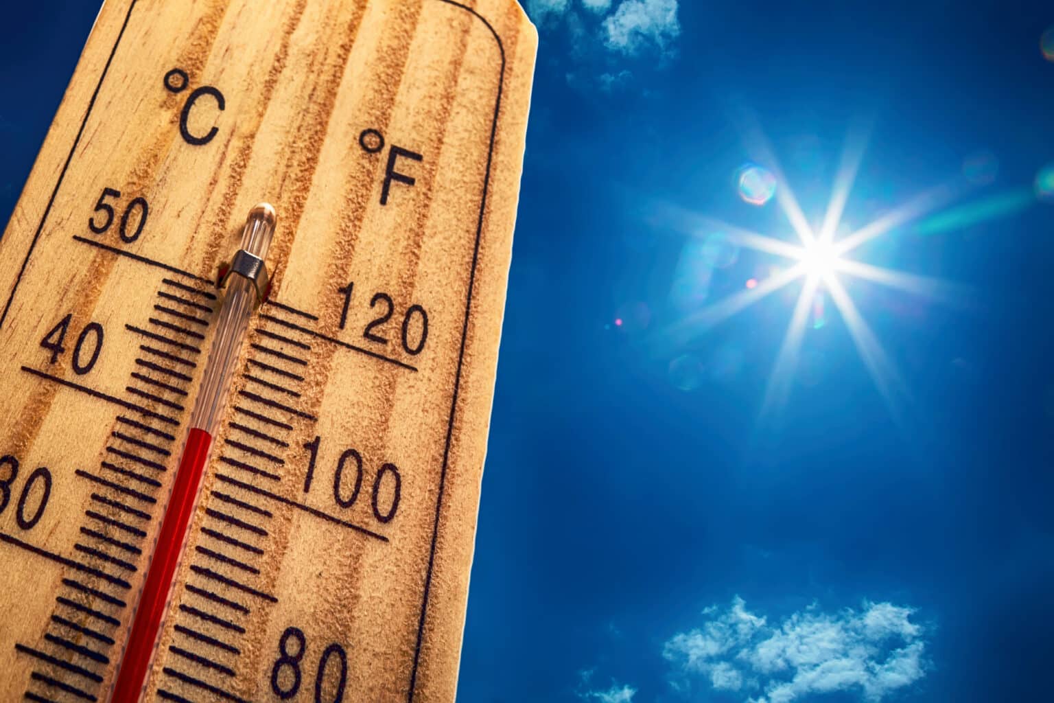 thermomètre canicule météo
