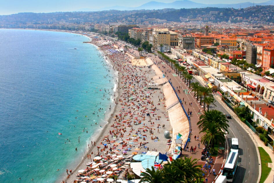 Mer Nice plage