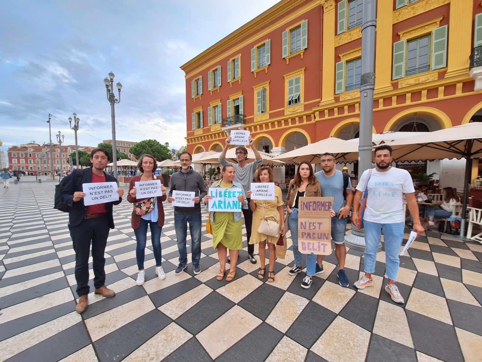 La journaliste Ariane Lavrilleux en garde à vue : à Nice, les médias locaux solidaires 379437297 3422961844632192 276124787043354126 n