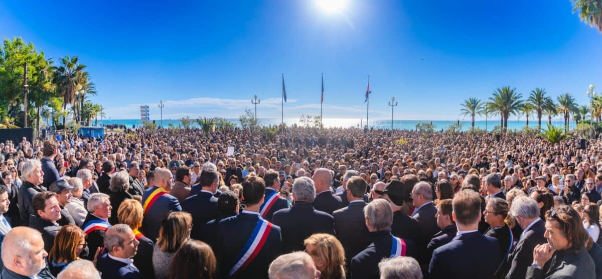 Nice : dimanche, du monde pour les deux rassemblements contre la haine des Juifs rassemblement contre lantisemitisme