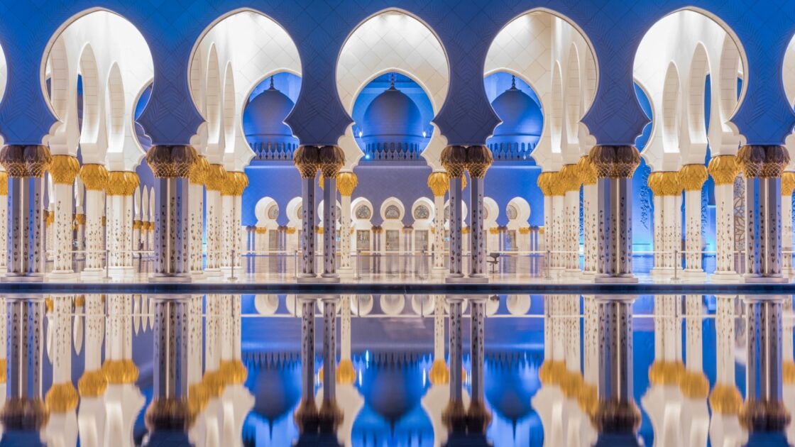 Une nouvelle destination au départ de l’aéroport de Nice pour le Moyen-Orient en 2024 La Grande Mosquee Abu Dhabi