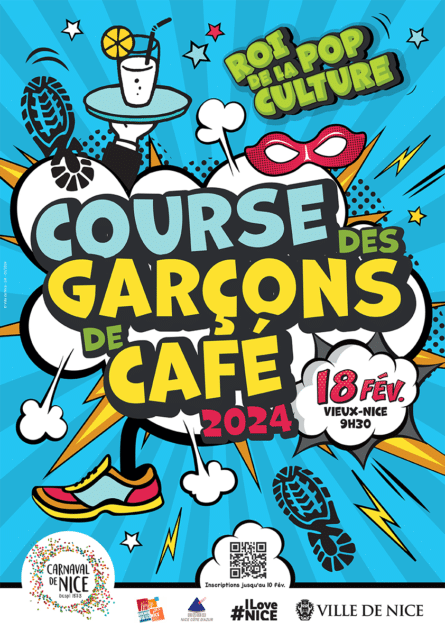 Affiche CourseGarconsCafe Carnaval2024