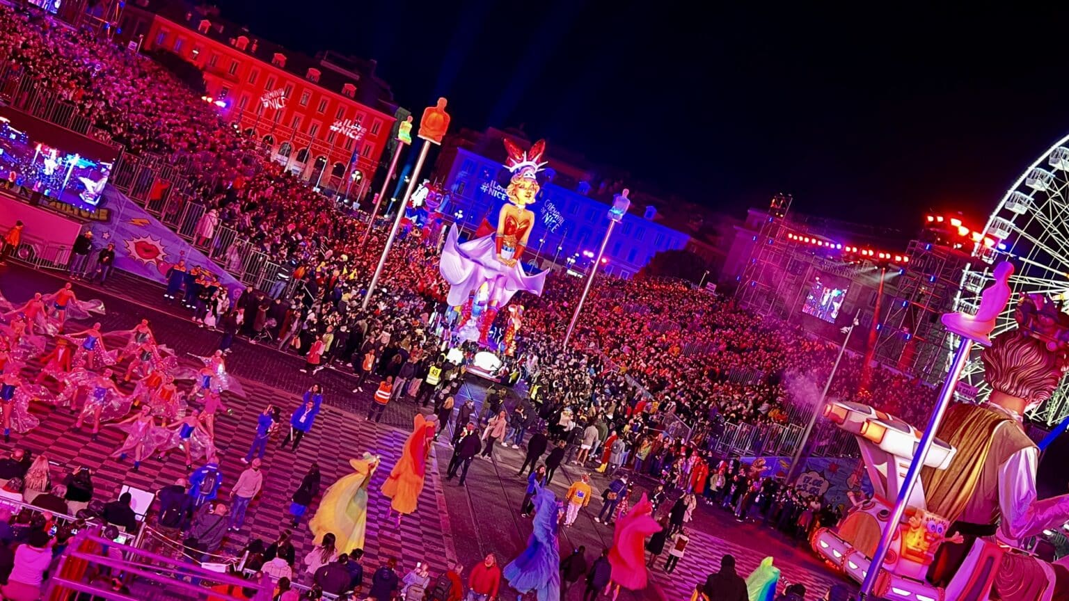 Le premier corso illuminé du carnaval comme si vous y étiez avec ces 12 photos de Nice-Presse carnaval de Nice