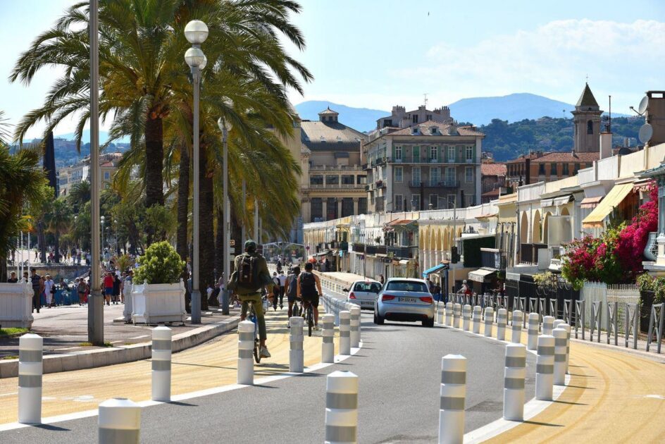 Santé publique : à Nice, Estrosi refuse d’appliquer une décision de justice quant au double sens sur le littoral Piste cyclable Quai des Etats Unis