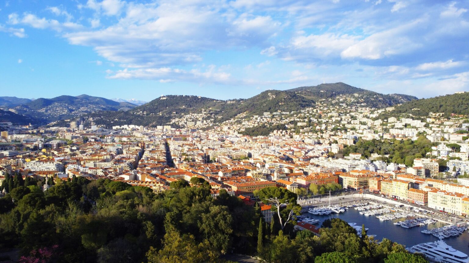 Nice vue aérienne
