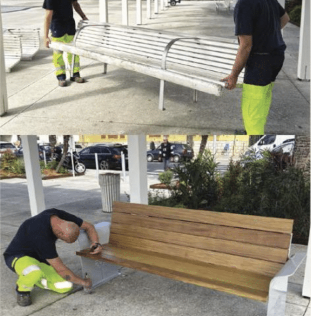 mobilier urbain menton