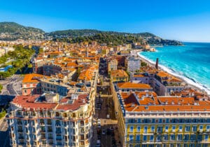 Vieux Nice vue aérienne