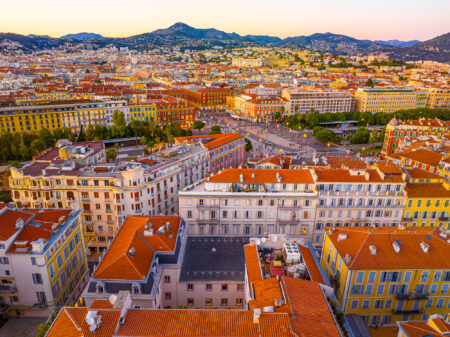 Vieux Nice Vue aérienne