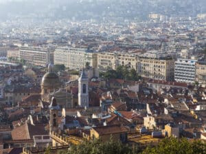 Vieux Nice vue aérienne