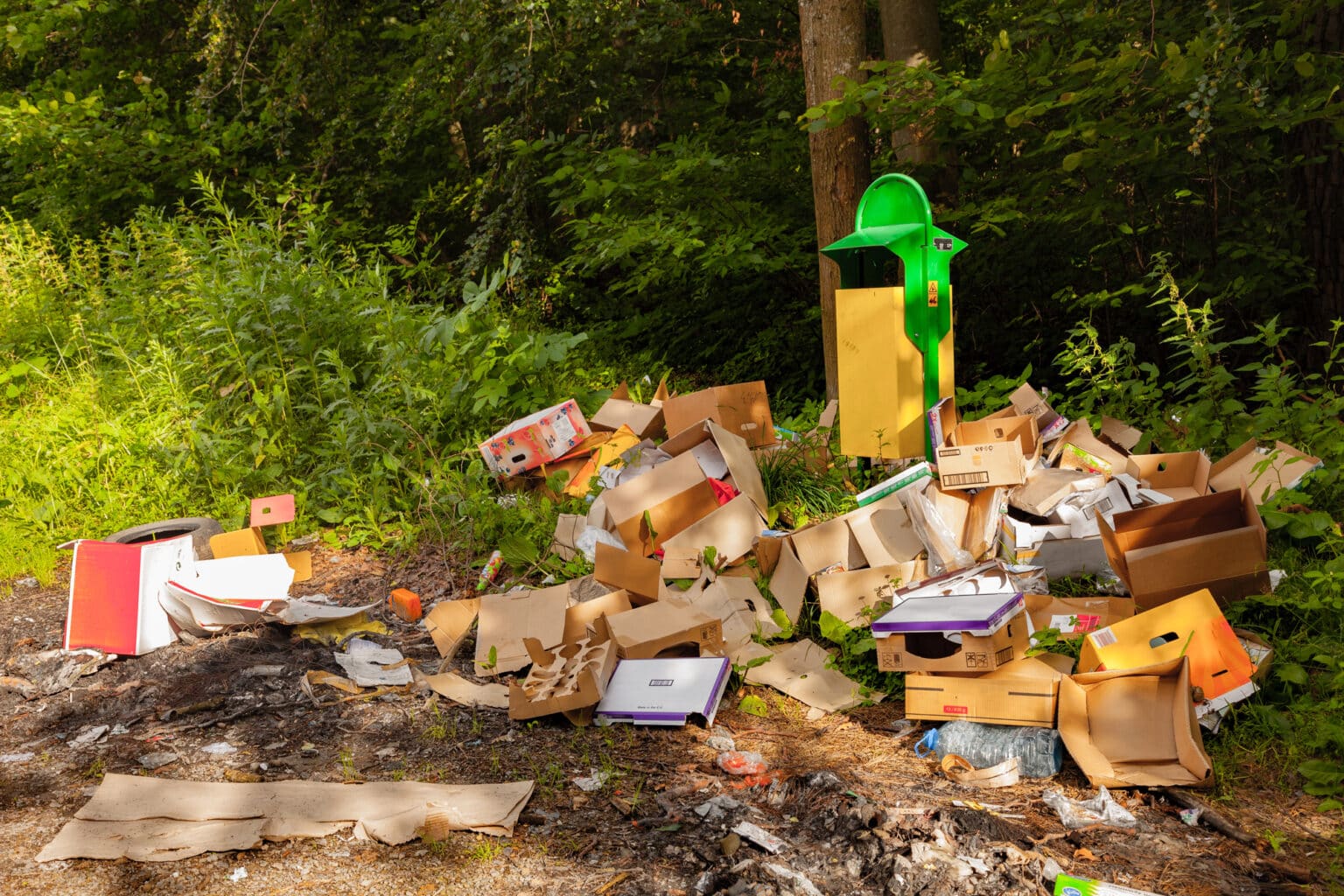 déchets dépôts sauvages pollution