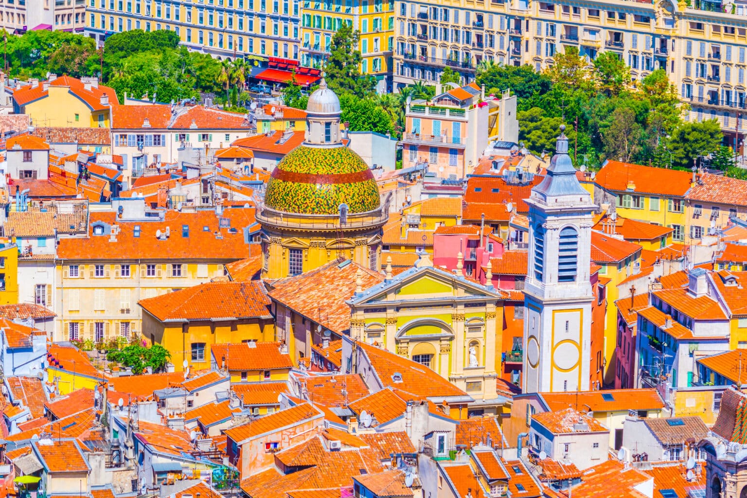 vieux nice vue aérienne