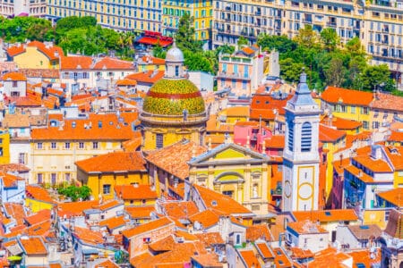 vieux nice vue aérienne