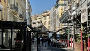 Nice zone rue piétonne masséna
