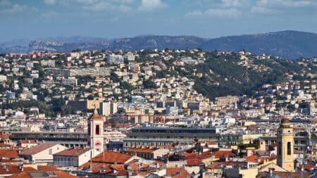 Nice Vue générale aérienne