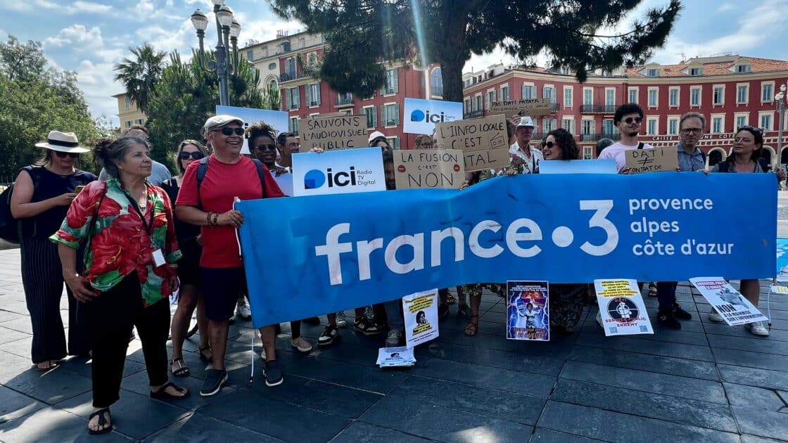 "Vers une dictature de l'audiovisuel": à Nice, les journalistes de ici Azur et France 3 Côte d'Azur remontés contre les ambitions de Rachida Dati 1 IMG 3366