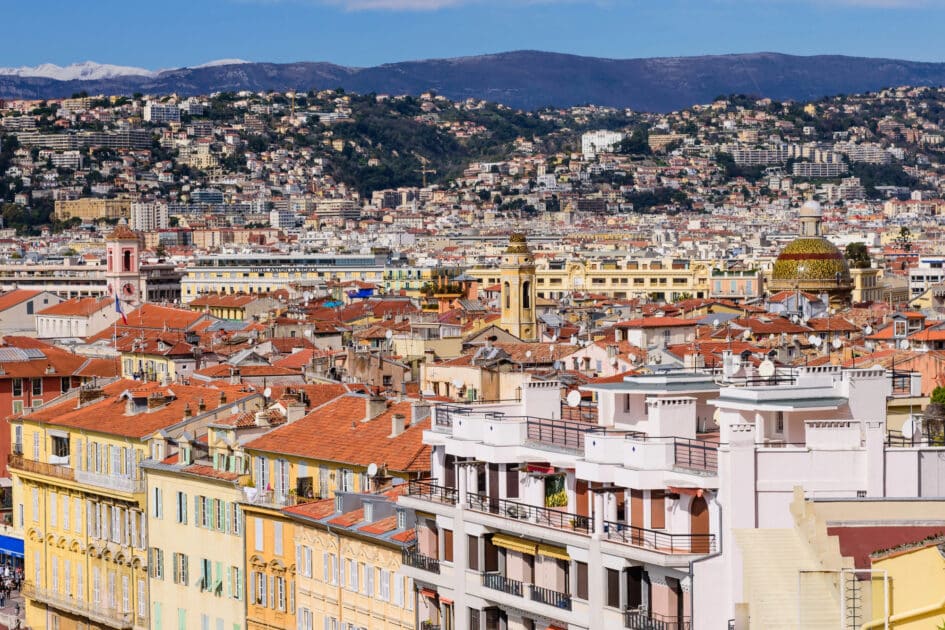 immeubles immobilier nice vue aerienne