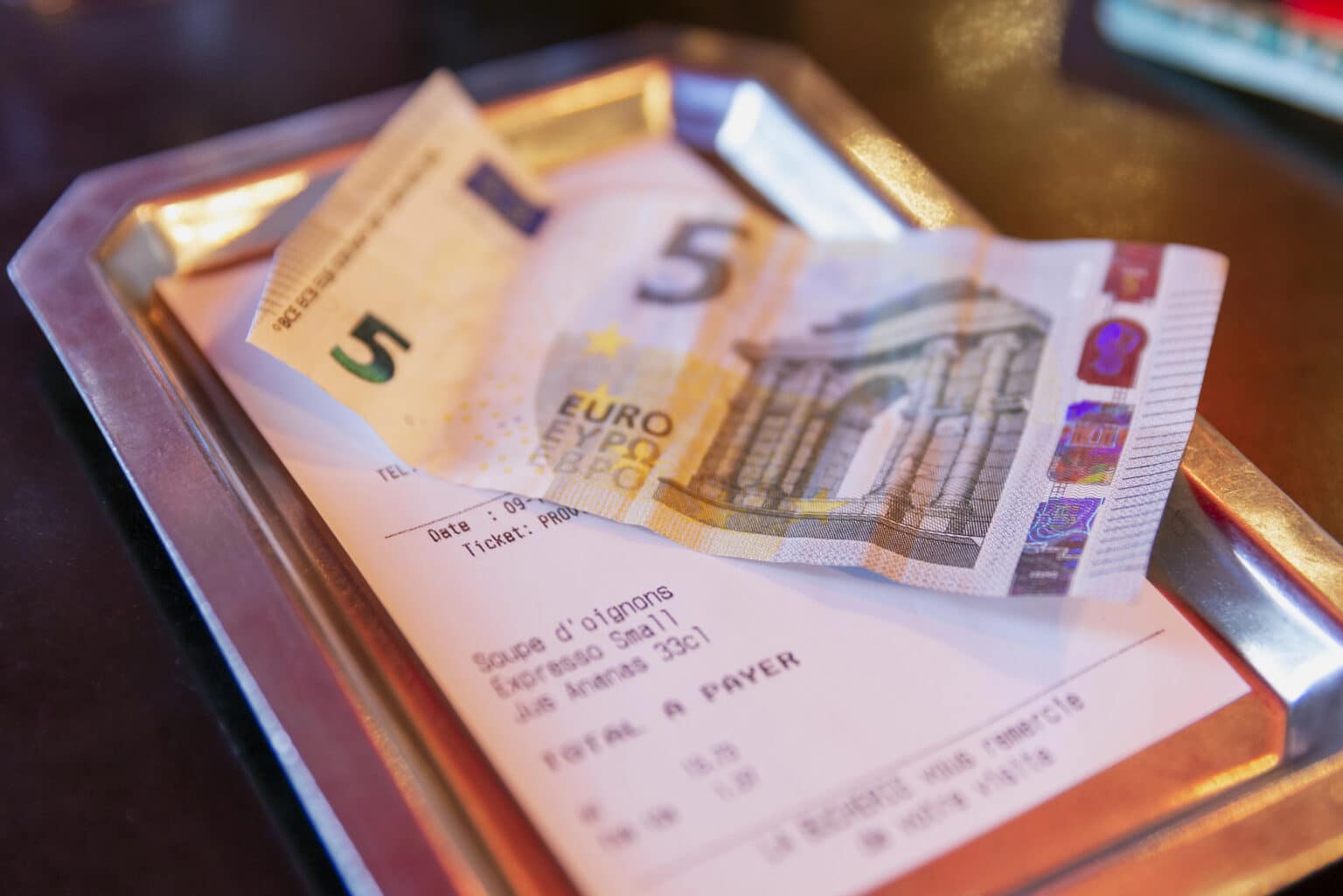 pourboire euros