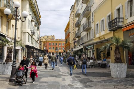 rue zone pietonne massena nice