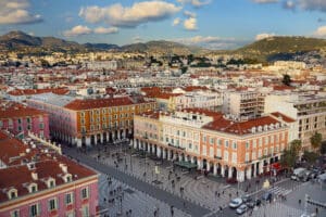 nice vue aerienne place massena