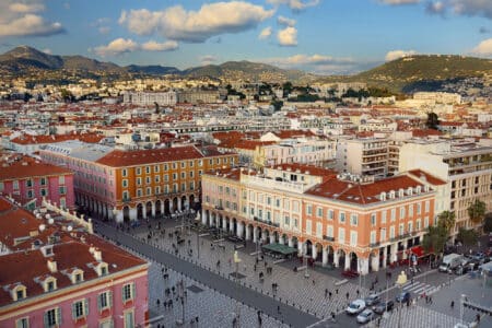 nice vue aerienne place massena