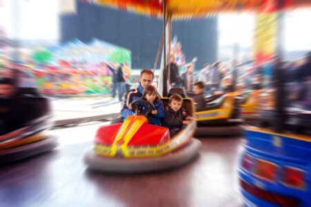 fete foraine autos tamponneuses
