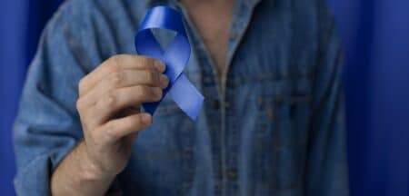 man with prostate cancer ribbon 1
