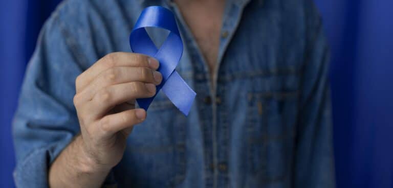 man with prostate cancer ribbon 1