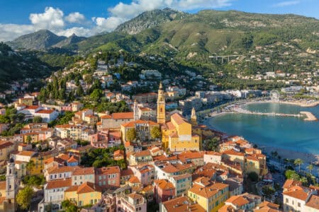 menton vue aerienne