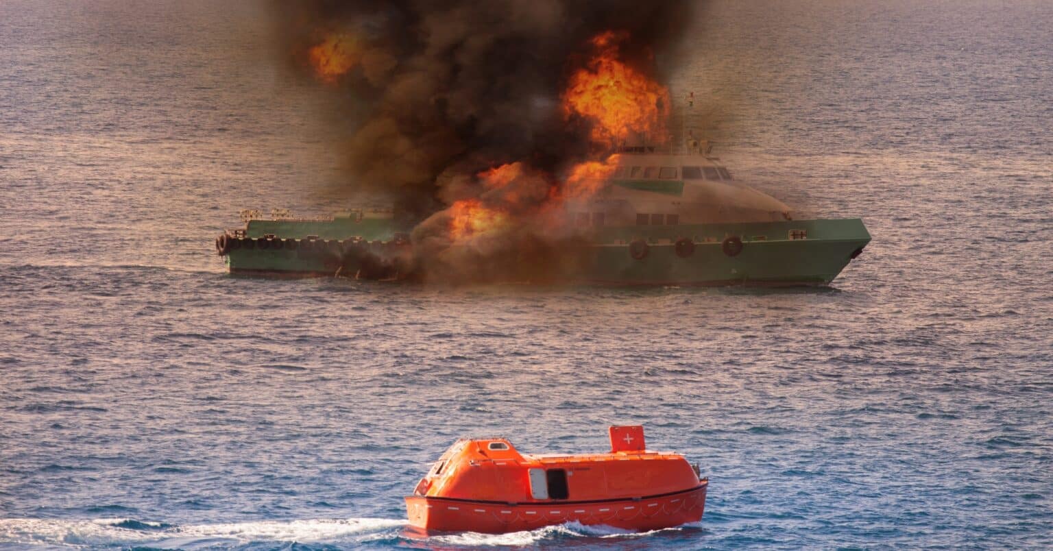 incendie bateau