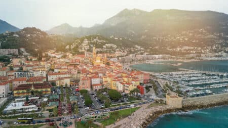 menton vue aerienne