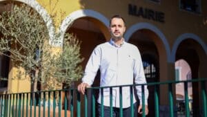 portrait de Valentin Lopez maire de La Turbie