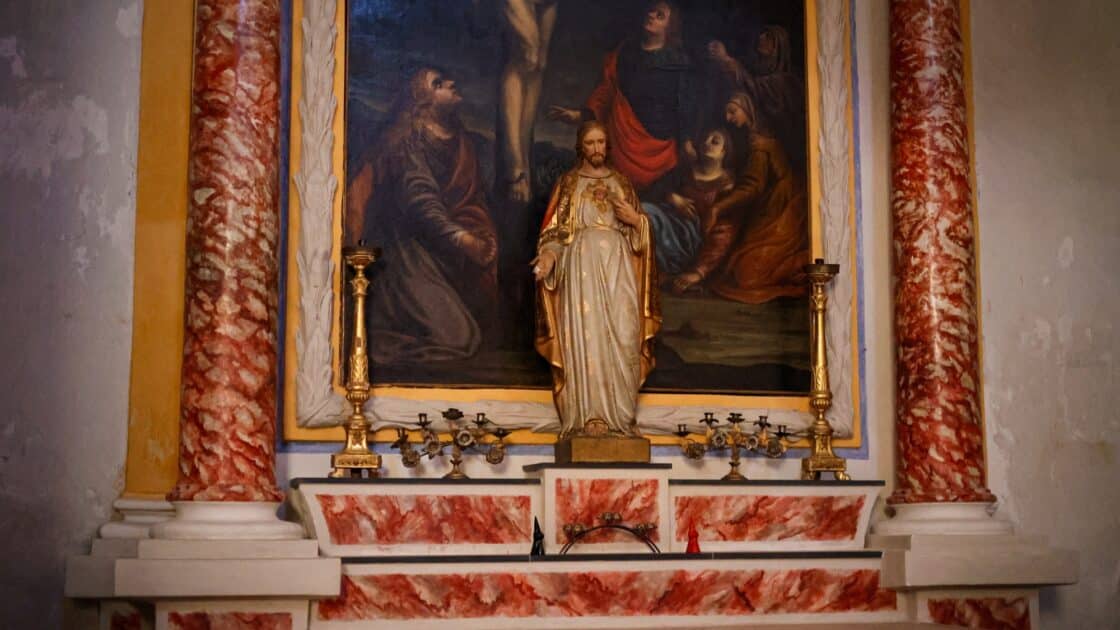 église Saint-Barthélemy de Gorbio décor baroque intérieur