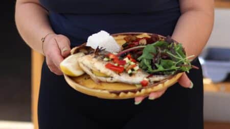 plat signature du restaurant L’Effet Mer de Menton