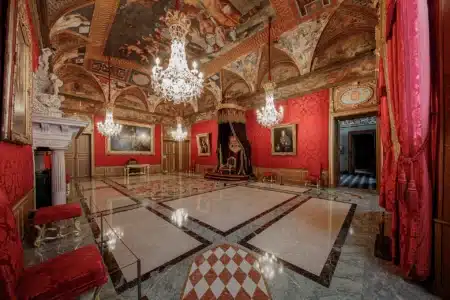 Salle du Trone Palais Princier de Monaco 2022 Geoffroy Moufflet