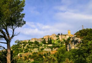 eze village vue aerienne