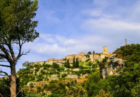 eze village vue aerienne