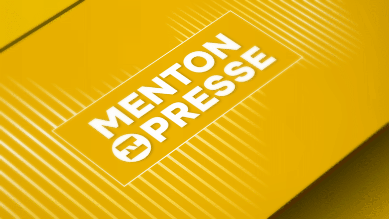 Côte d’Azur. Le nouveau journal gratuit Menton-Presse déjà adopté en ville logo menton presse comm