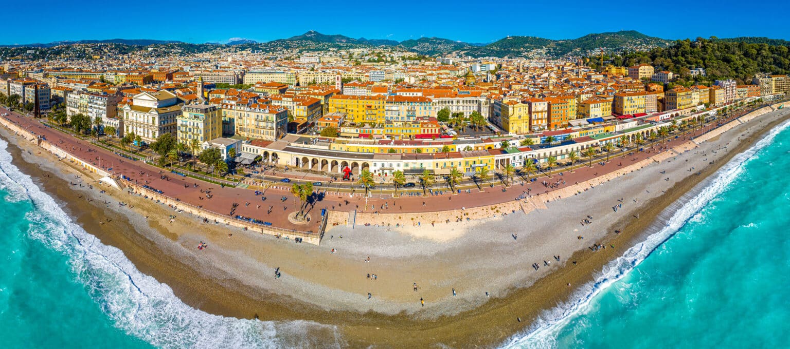 nice aerial littoral