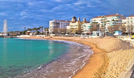 Vue du littoral de Fréjus Saint Raphael