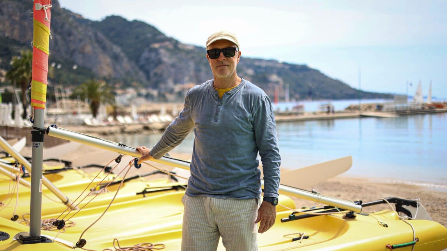 Yannick Piveteau, le directeur du centre nautique de Menton