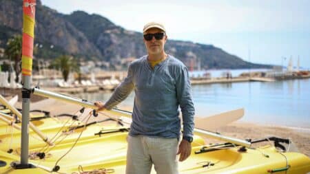 Yannick Piveteau, le directeur du centre nautique de Menton