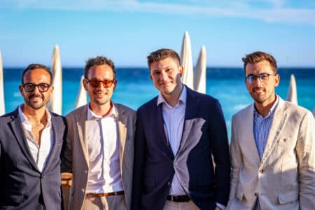 bureau de "Bouge Ta Ville" : Antoine Bertuit, Kelian Dubas, Nicolas Sirvent et Julien Lesnes