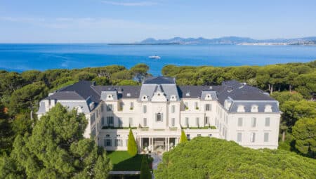 Hôtel du Cap Eden Roc Antibes vue aérienne