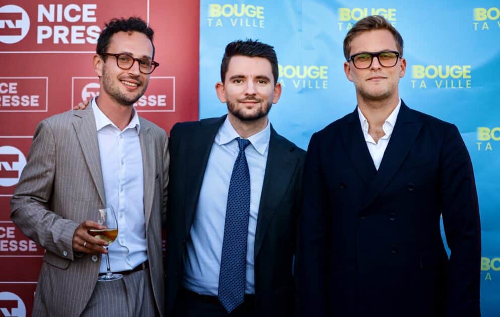 "Bouge Ta Ville" : finis les clubs fermés, ces jeunes Niçois créent le réseau où tous les pros peuvent enfin se croiser 5 Clément Avarguès (Nice-Presse et Menton-Presse), Victor Faure (Direct Azur, Nice Classic Tours).